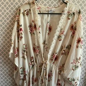 Open cardigan sheer size 2x